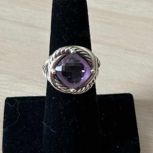David Yurman Amethyst Infinity Ring - Picture 10 of 10